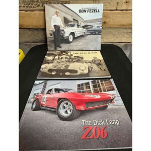 Lot of 3 Mecum Auctions Booklets - Dick Lang Z06, Real McCoy, Don Fezell Coll.